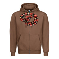 Chestnut milk snake Zipper Hoodie - LillyAllenDesigns