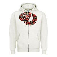 Oatmeal Heather milk snake Zipper Hoodie - LillyAllenDesigns