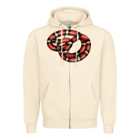 Sandshell milk snake Zipper Hoodie - LillyAllenDesigns