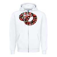 White milk snake Zipper Hoodie - LillyAllenDesigns