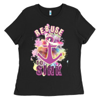 Black Rebuse To Sink Ladies Tee - Bettercallsaul
