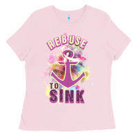 Bubblegum Pink Rebuse To Sink Ladies Tee - Bettercallsaul