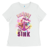 White Rebuse To Sink Ladies Tee - Bettercallsaul