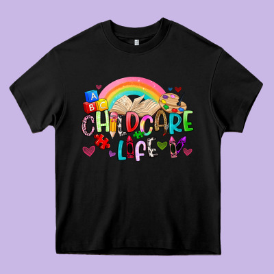 Childcare Life Heavy Core Tee Designed By Artiststas