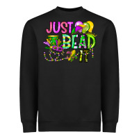 Black Just Bead it Heavyweight Sweatshirt - CowhideDigitalArt