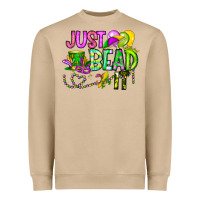 Mushroom Just Bead it Heavyweight Sweatshirt - CowhideDigitalArt