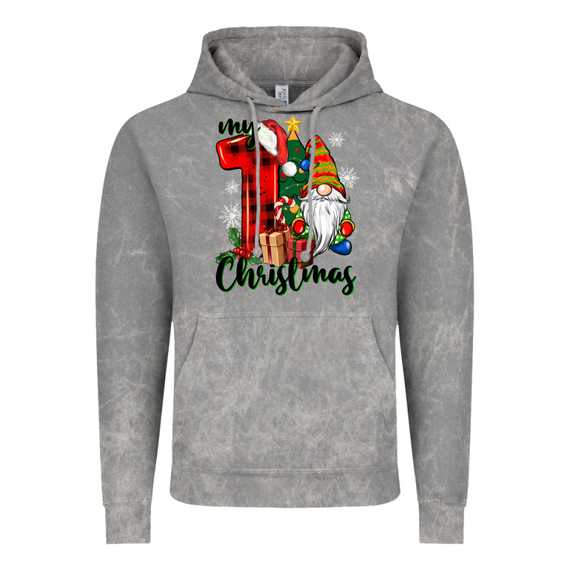 My First Christmas Gnome Vintage Hoodie by CowGirlArtShop | Teevron