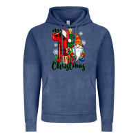 Vintage Denim my first christmas gnome Vintage Hoodie - CowGirlArtShop