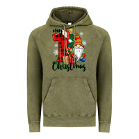 Vintage Olive my first christmas gnome Vintage Hoodie - CowGirlArtShop