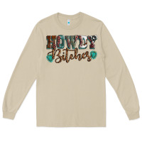 Mushroom Howdy bitches mother's day Long Sleeve Tee - HowdyJamesFarm