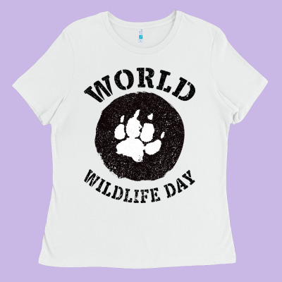 World Wildlife Day Ladies Tee Designed By Bettercallsaul