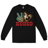 Black Peace Love Rodeo Long Sleeve Tee - Jasminsmagicworld