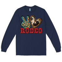 Navy Peace Love Rodeo Long Sleeve Tee - Jasminsmagicworld