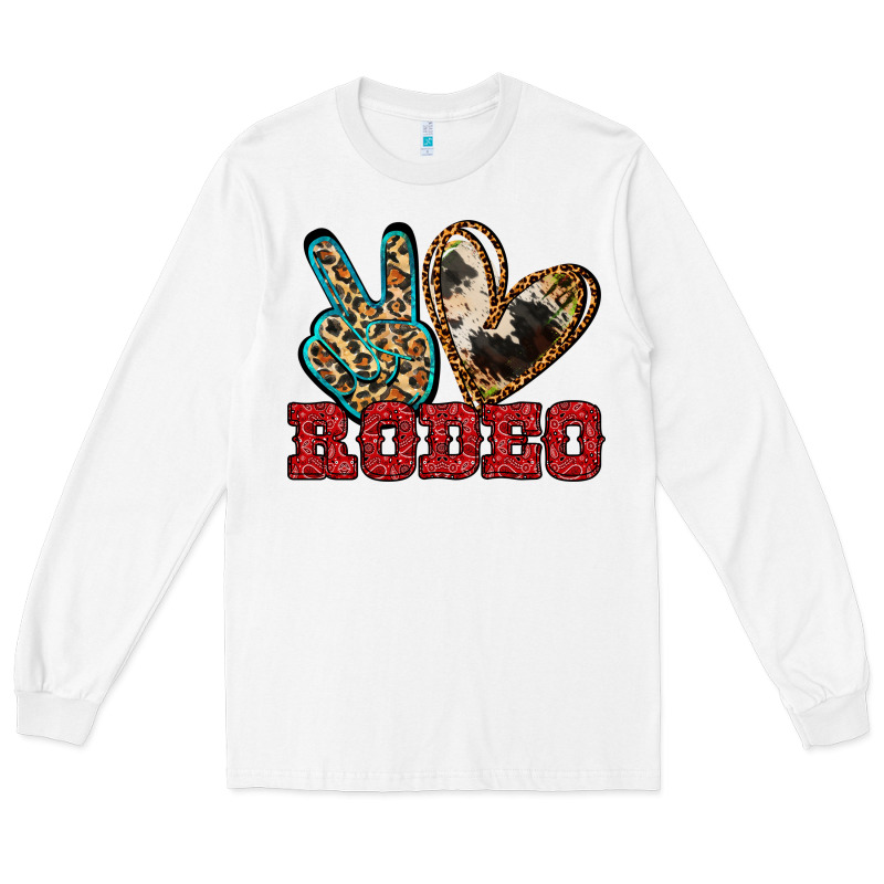 Peace Love Rodeo Long Sleeve Tee by Jasminsmagicworld | Teevron