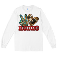 White Peace Love Rodeo Long Sleeve Tee - Jasminsmagicworld