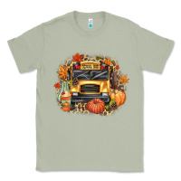 Matcha Fall School Bus Classic Tee - texasbilliewilder