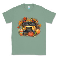 Sage Fall School Bus Classic Tee - texasbilliewilder