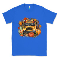 True Royal Fall School Bus Classic Tee - texasbilliewilder