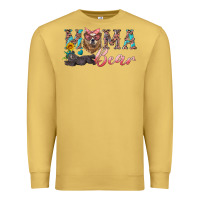 Antique Gold mama bear with mama and baby Premium Sweatshirt - Artiststas