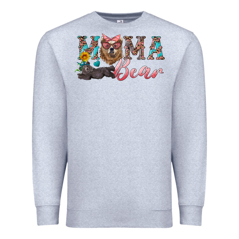 Mama Bear With Mama And Baby Premium Sweatshirt by Artiststas | Teevron