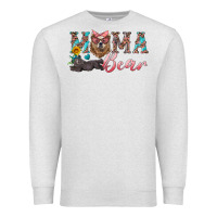 Oatmeal Heather mama bear with mama and baby Premium Sweatshirt - Artiststas