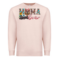 Pale Pink mama bear with mama and baby Premium Sweatshirt - Artiststas