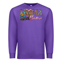 Purple mama bear with mama and baby Premium Sweatshirt - Artiststas