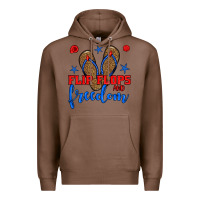 Chestnut flip flops and freedom Premium Hoodie - BundleAndBundleShop