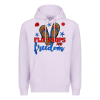 Lilac flip flops and freedom Premium Hoodie - BundleAndBundleShop