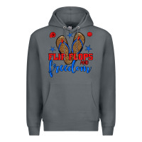 Rock flip flops and freedom Premium Hoodie - BundleAndBundleShop