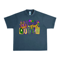 Midnight Navy mardi gras queen Urban Heavy Tee - CowGirlArtShop