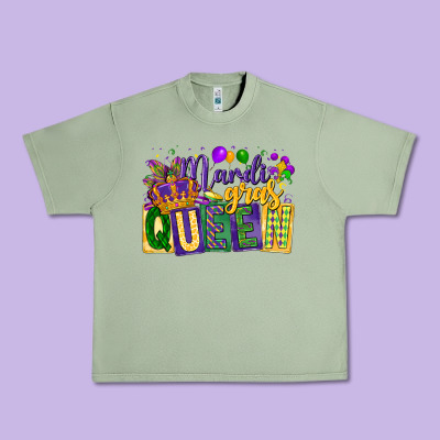 Mardi Gras Queen Urban Heavy Tee Designed By Cowgirlartshop