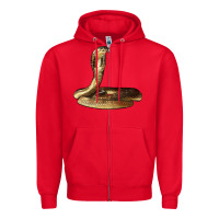 Red king cobra snake Zipper Hoodie - LillyAllenDesigns