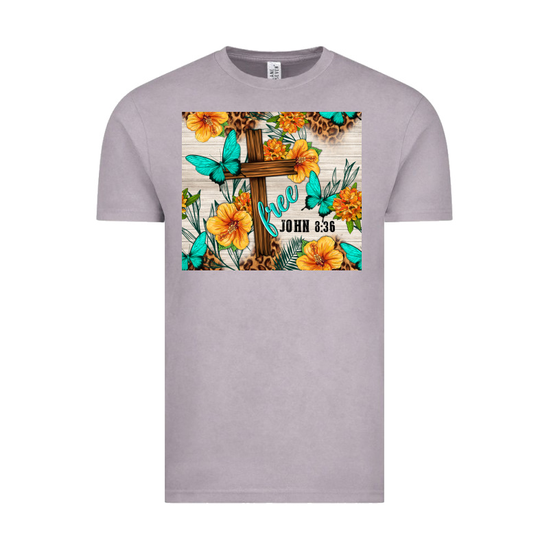 Christian Free John 8 36 Vintage Tee by TumblerDesignByShophia | Teevron
