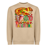 Food Is My Valentine Heavyweight Sweatshirt | Teevron