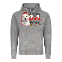 Cloud Rock i believe in santa paws Vintage Hoodie - CowGirlArtShop