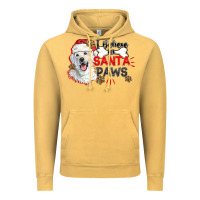 Vintage Mustard i believe in santa paws Vintage Hoodie - CowGirlArtShop