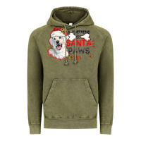 Vintage Olive i believe in santa paws Vintage Hoodie - CowGirlArtShop