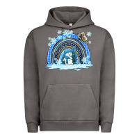 Pigment Tornado winter   rainbow and snowman Urban Hoodie - AdoDesignShop