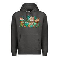 Charcoal Heather jesus is my anchor coffee cups Premium Hoodie - Jasminsmagicworld