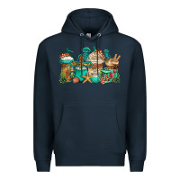 Navy jesus is my anchor coffee cups Premium Hoodie - Jasminsmagicworld