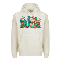 Oatmeal Heather jesus is my anchor coffee cups Premium Hoodie - Jasminsmagicworld