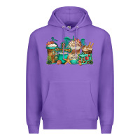 Purple jesus is my anchor coffee cups Premium Hoodie - Jasminsmagicworld