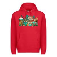 Red jesus is my anchor coffee cups Premium Hoodie - Jasminsmagicworld