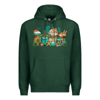 Sports Green jesus is my anchor coffee cups Premium Hoodie - Jasminsmagicworld