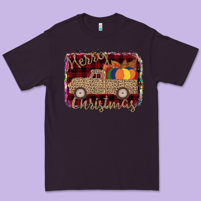 Merry Christmas Truck Premium Tee Designed By Bettercallsaul
