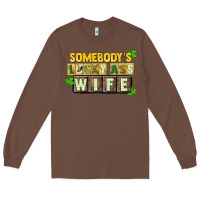 Chestnut St. Patrick's Somebody's lucky ass wife Long Sleeve Tee - CowGirlArtShop