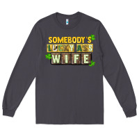 Smoke St. Patrick's Somebody's lucky ass wife Long Sleeve Tee - CowGirlArtShop