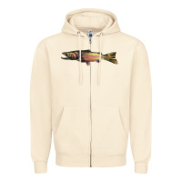 Sandshell Steelhead Trout Zipper Hoodie - LillyAllenDesigns