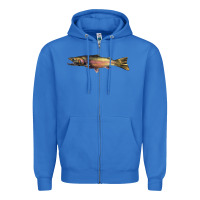 True Royal Steelhead Trout Zipper Hoodie - LillyAllenDesigns